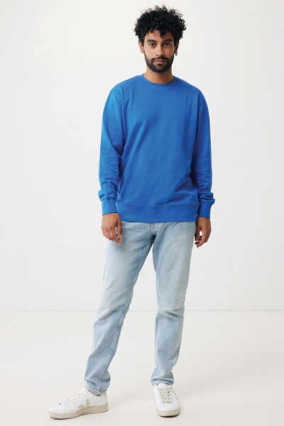IQONIQ Etosha Lightweight Sweater aus recycelter Baumwolle, Königsblau XL