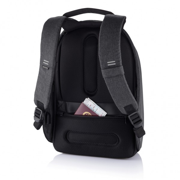 Bobby Hero Regular Anti-Diebstahl-Rucksack, schwarz