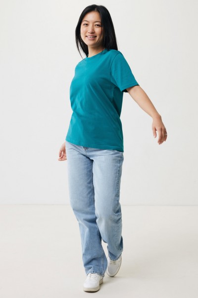 IQONIQ Sierra Lightweight T-Shirt aus recycelter Baumwolle, verdigris XXS