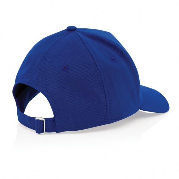 Impact 5 Panel Kappe aus 280gr rCotton mit AWARE™ Tracer, blau