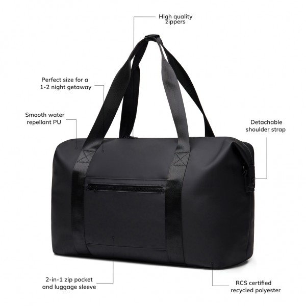 VINGA Baltimore RCS 24h Wochenendtasche, schwarz