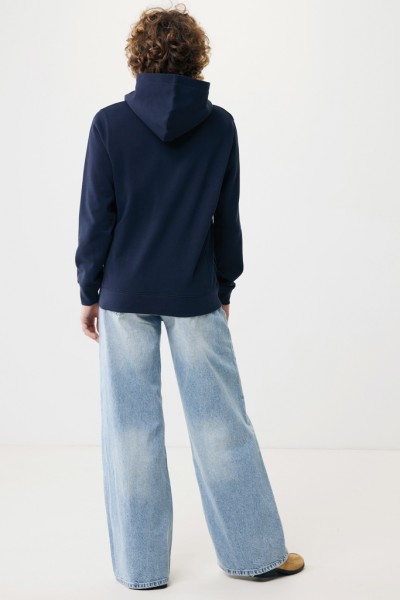 IQONIQ Yengo Hoodie mit Seitentaschen aus rec. Baumwolle, navy blau XXL