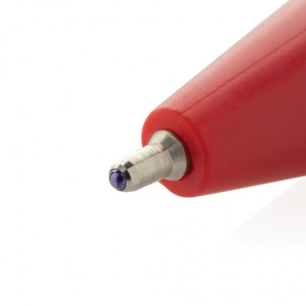 Vibe GRS-zertifizierter rABS-Stift mit Ultra-Glide-Tinte, rot