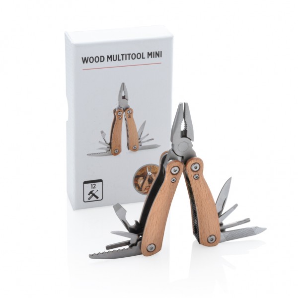 Holz Mini-Multitool, braun