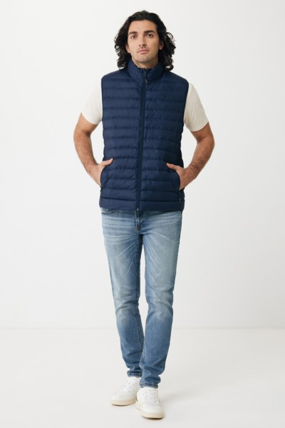 IQONIQ Meru Herren Bodywarmer aus recyceltem Polyester, navy blau XL