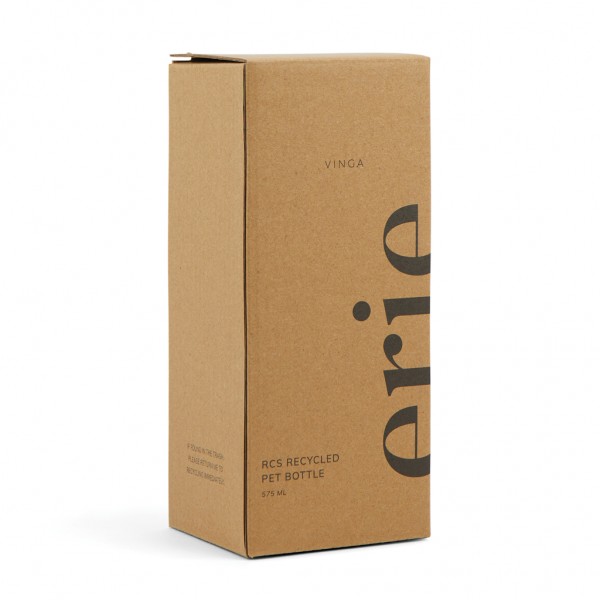 VINGA Erie 575ml Flasche aus RCS recyceltem PET, blau