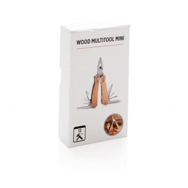 Holz Mini-Multitool, braun