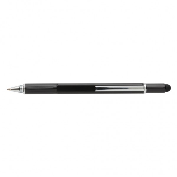5-in-1 Aluminium Tool-Stift, schwarz
