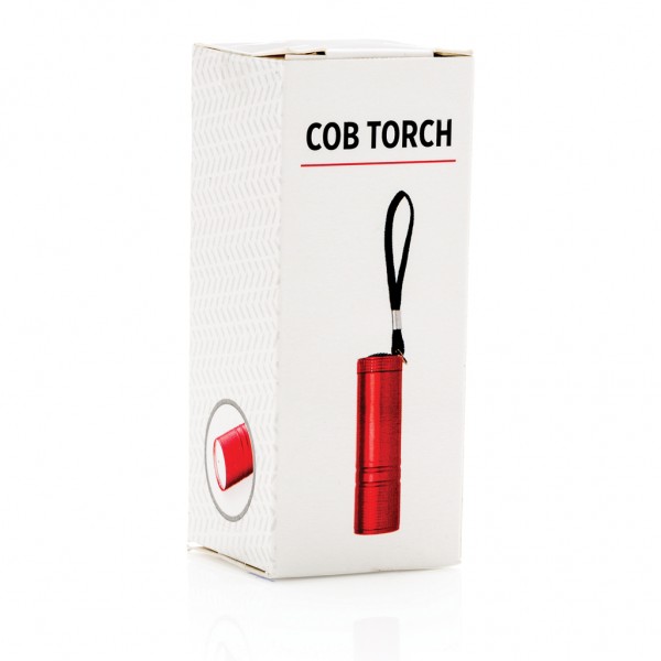 COB Taschenlampe, rot
