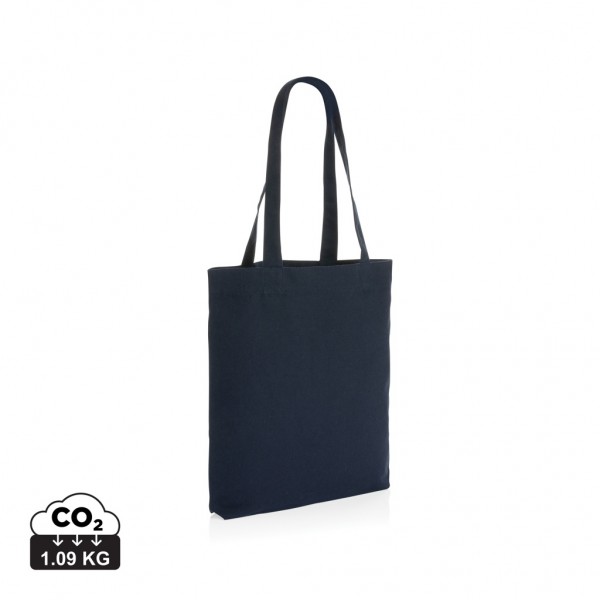 Impact Aware™ 285g/m² ungefärbte rCanvas-Tragetasche, navy blau