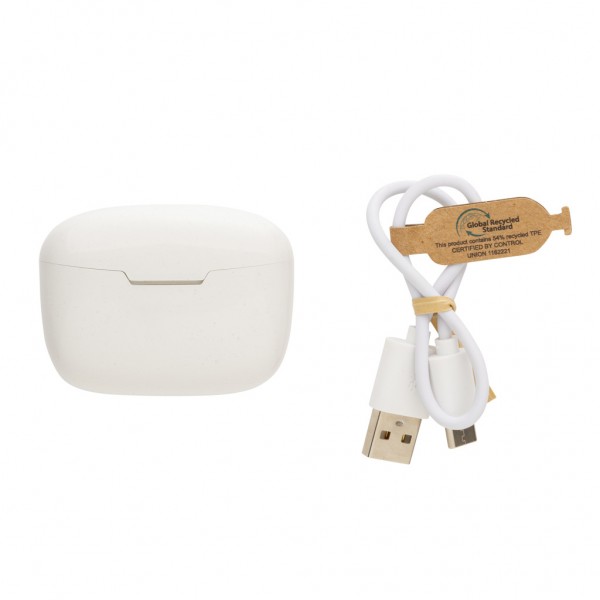 Liberty Pro TWS-Ohrhörer aus recyceltem RCS-ABS, weiß