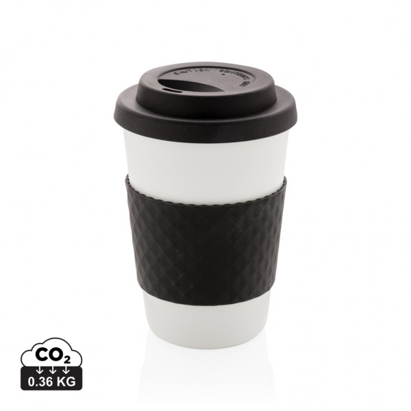 Wiederverwendbarer Kaffeebecher 270ml, schwarz