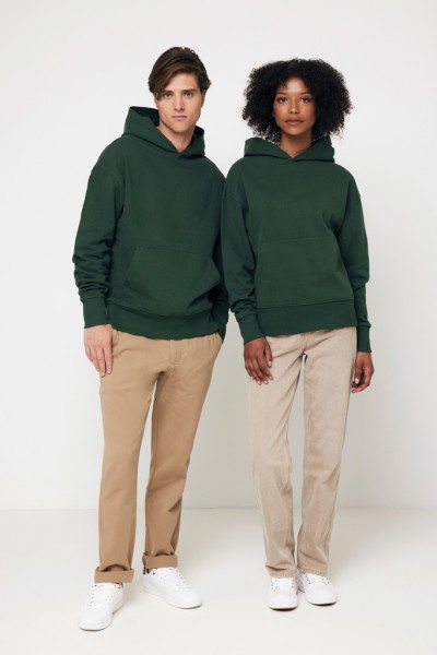 IQONIQ Yoho Relax-Hoodie aus recycelter Baumwolle, forest green XL