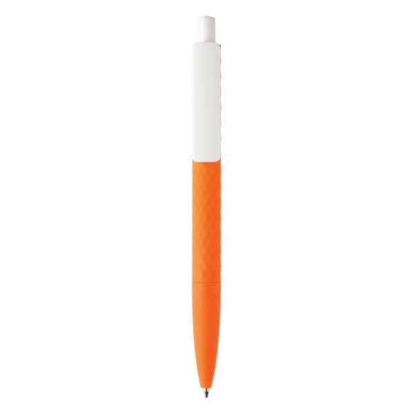X3-Stift mit Smooth-Touch aus RCS recyceltem ABS, orange