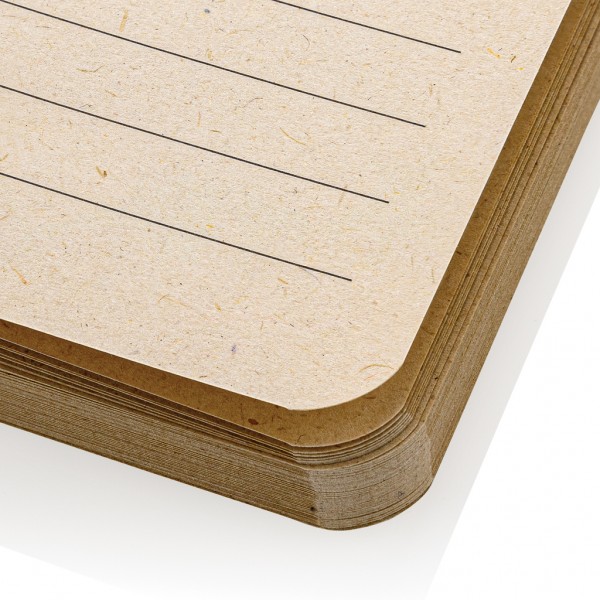 Stylo Bonsucro zertifiziertes Zuckerrohrpapier Notizbuch A5, braun