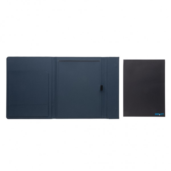 Impact Aware™ A4 Portfolio mit Magnetverschluss, navy blau