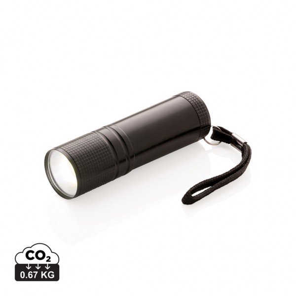 COB Taschenlampe, schwarz