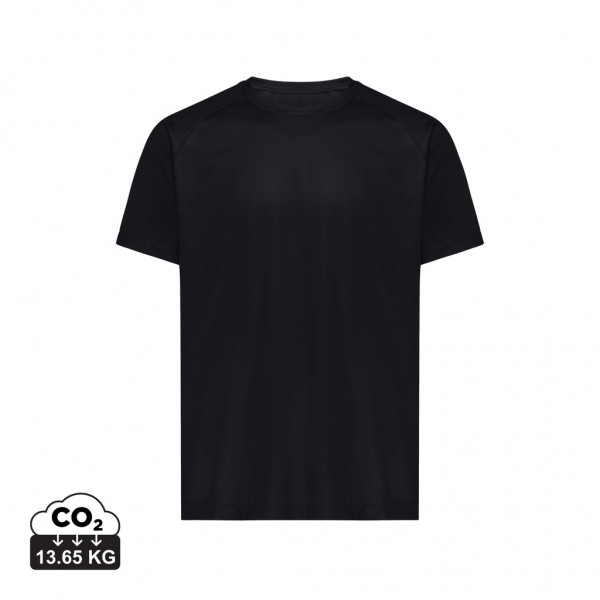 IQONIQ Tikal Sport Quick-Dry T-Shirt aus rec. Polyester, schwarz XS