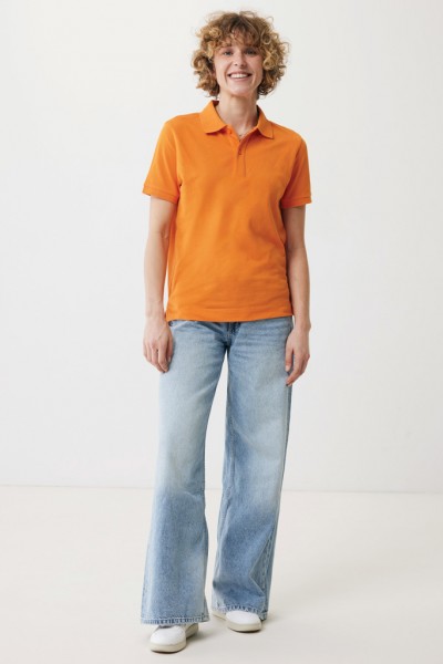 IQONIQ Yosemite Piqué-Poloshirt aus recycelter Baumwolle, orange L