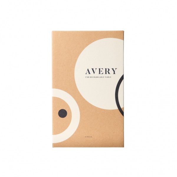 VINGA Avery RCS Tischlampe, schwarz