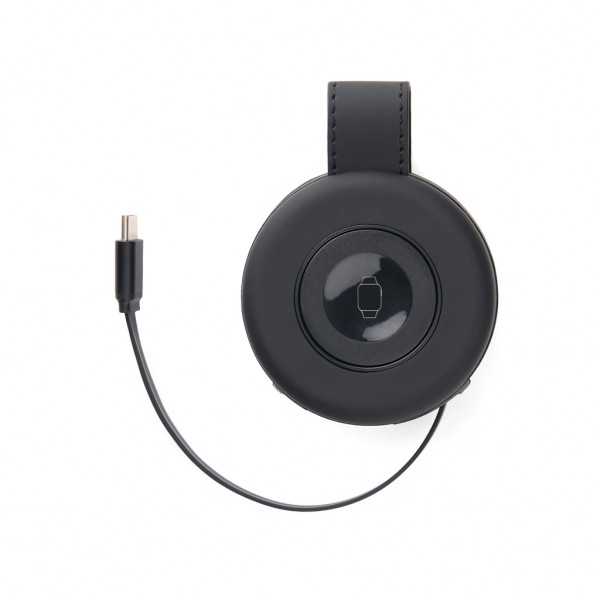 VINGA Baltimore 2-in-1 kabelloser 15W RCS Travel Charger, schwarz