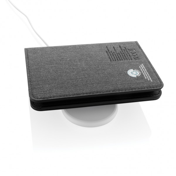 Travelfinder RCS Polyester Passtasche mit weltweiter Ortung, schwarz