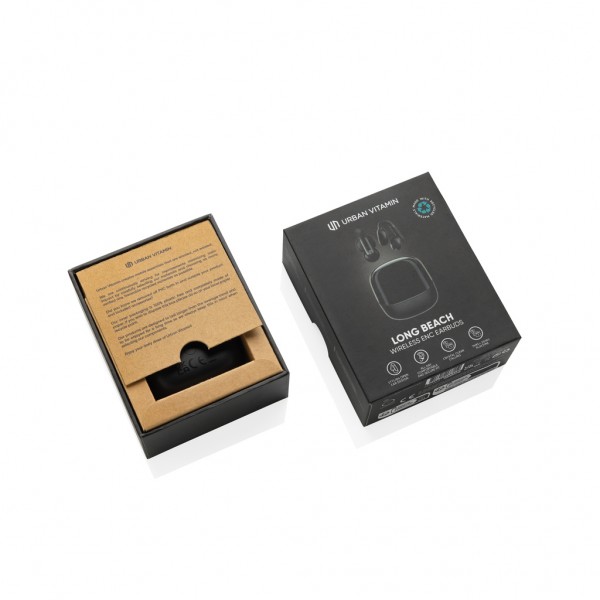 Urban Vitamin Long Beach ENC Ohrhörer aus RCS rec. ABS, schwarz