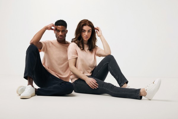 IQONIQ Teide T-Shirt aus recycelter Baumwolle, peach nectar XS