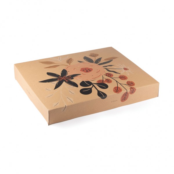 VINGA Sheep Decke aus GRS recyceltem PET, weiß