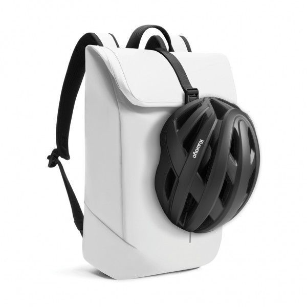 Urban wasserabweisender Flap-Top Rucksack, off white