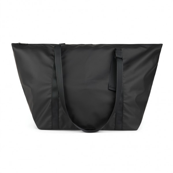VINGA Livorno Wochenendtasche aus GRS recyceltem Polyester, schwarz