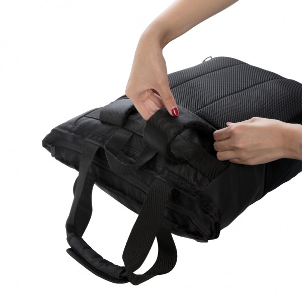 Swiss Peak RFID 15` Laptop-Trage-Tasche PVC-frei, schwarz