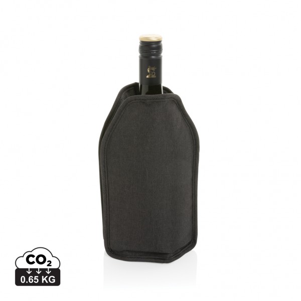 Vino AWARE™ rPET Weinkühler-Sleeve, schwarz