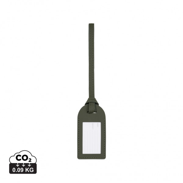 VINGA Baltimore Gepäckanhänger aus RCS recyceltem Polyester, grün