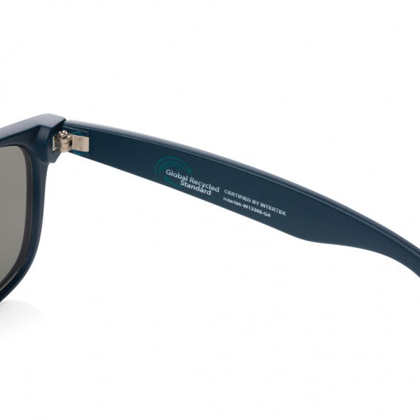 Sonnenbrille aus GRS recyceltem PC Kunststoff, navy blau