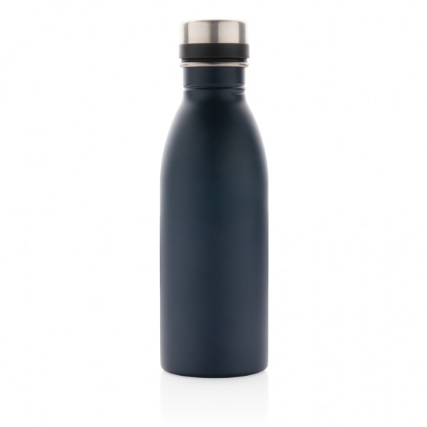 Deluxe Wasserflasche aus RCS recyceltem Stainless-Steel, navy blau