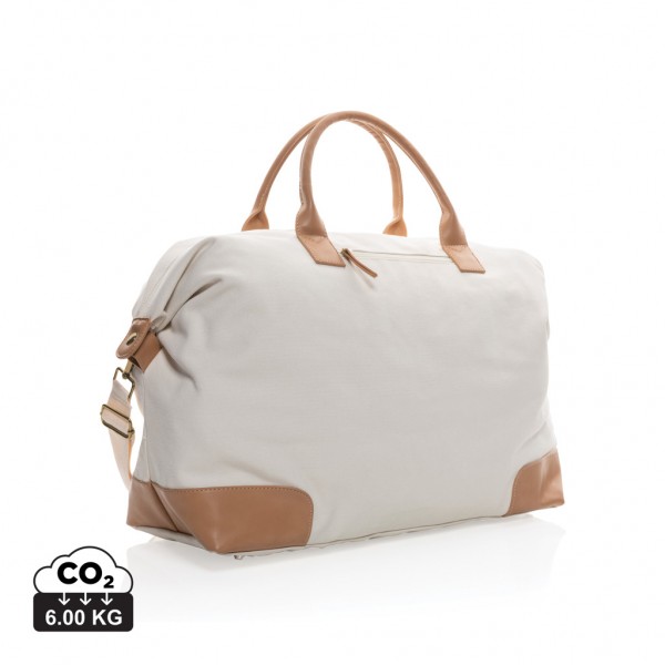 Impact AWARE™ 16 oz. rCanvas große Wochenendtasche, off white