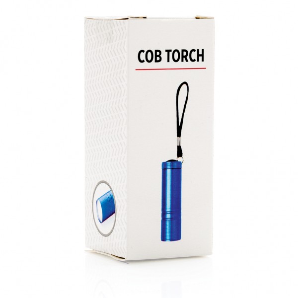 COB Taschenlampe, blau