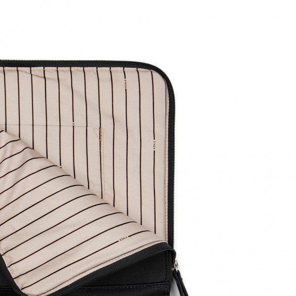 VINGA Marlow 16` Laptop Sleeve aus RCS recyceltem Polyester, schwarz