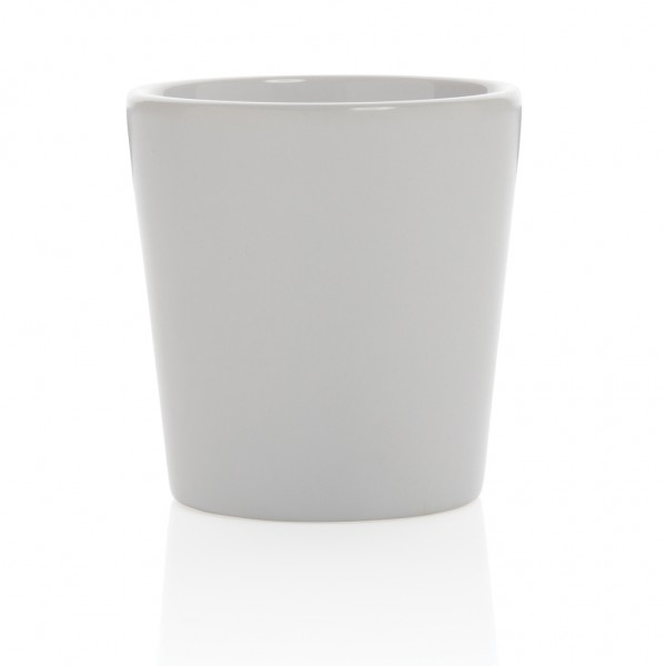 Moderne Keramik Kaffeetasse, 300ml, weiß