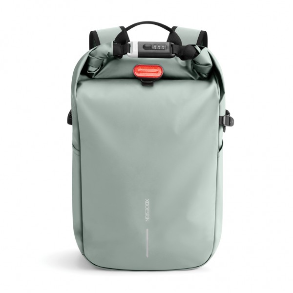 Urban wasserabweisender Anti-Diebstahl Rucksack, Iceberg green