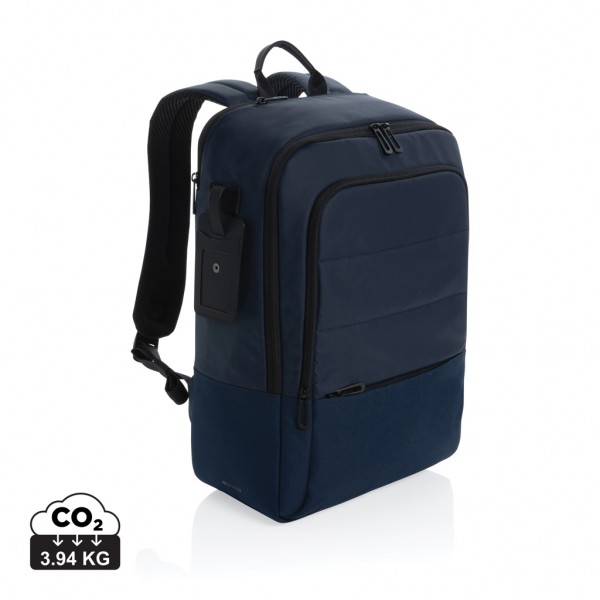 Armond AWARE™ RPET 15.6` Deluxe Laptop-Rucksack, navy blau