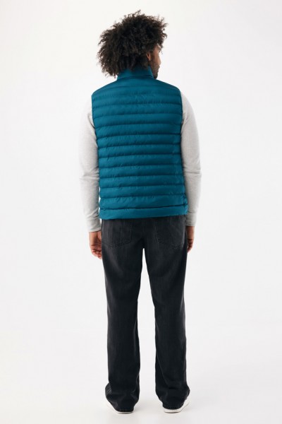 IQONIQ Meru Herren Bodywarmer aus recyceltem Polyester, dark teal XXXL