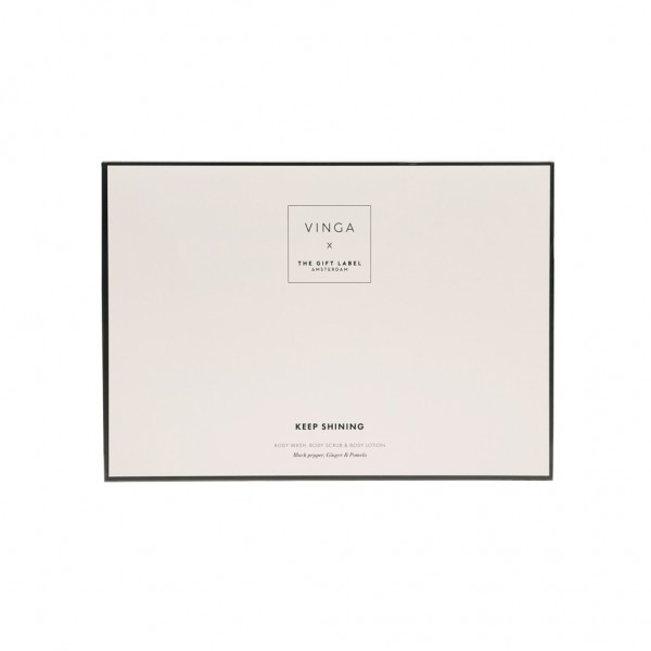 VINGA x TGL Körperpflege-Geschenkset, weiß