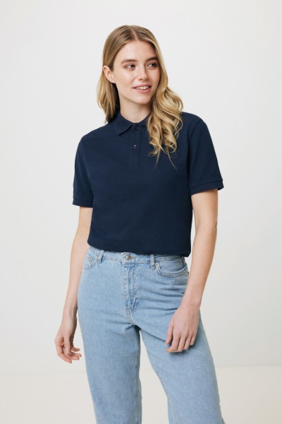 IQONIQ Yosemite Piqué-Poloshirt aus recycelter Baumwolle, navy blau XL
