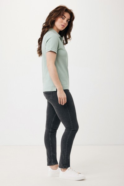 IQONIQ Yosemite Piqué-Poloshirt aus recycelter Baumwolle, Iceberg green 4XL