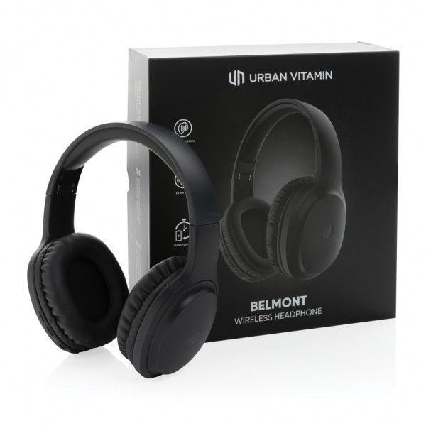 Urban Vitamin Belmont Wireless Kopfhörer, schwarz