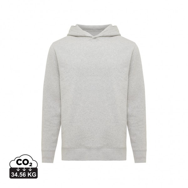 IQONIQ Yengo Hoodie mit Seitentaschen aus rec. Baumwolle, light heather grey XXXL
