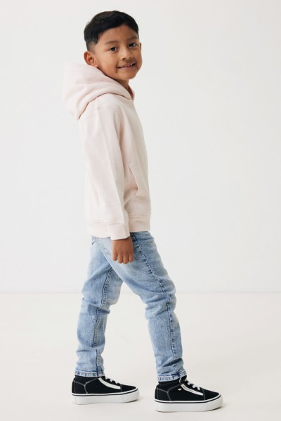 IQONIQ Yengo KidsHoodie mit Seitentaschen aus rec. Baumwolle, cloud pink 910