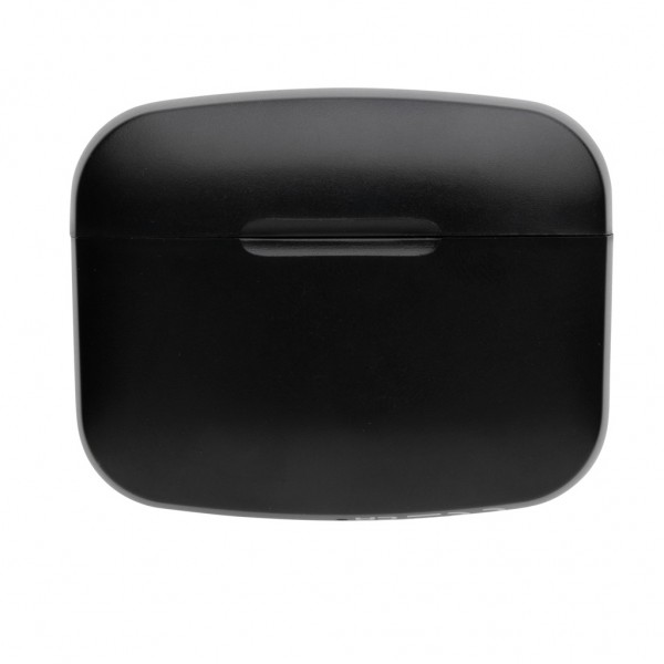 Swiss Peak ANC TWS-Ohrhörer aus RCS recyceltem Kunststoff, schwarz